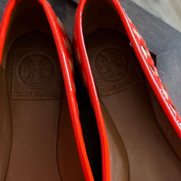 🔥1 hour sale - Worn 1X, Tory Burch, ballet Prescott flats, orange cream, 6.5 - Picture 8 of 11